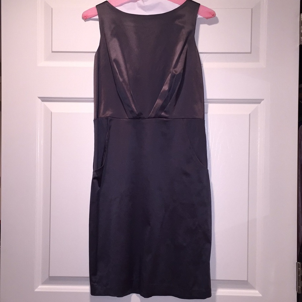 Gray silk dress size 11 juniors